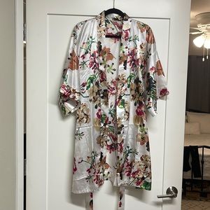 Floral Bathrobe